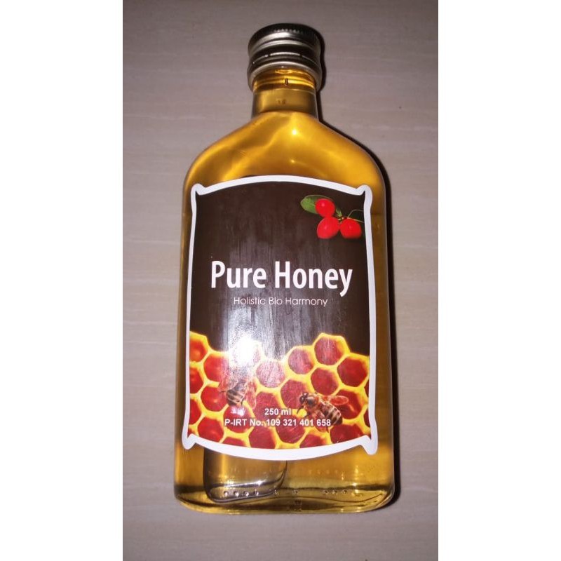 

[oddsolshop] pekanbaru/Holistic Pure Honey 250ML Madu Murni Kemasan Botol Kaca Glasses Bottle