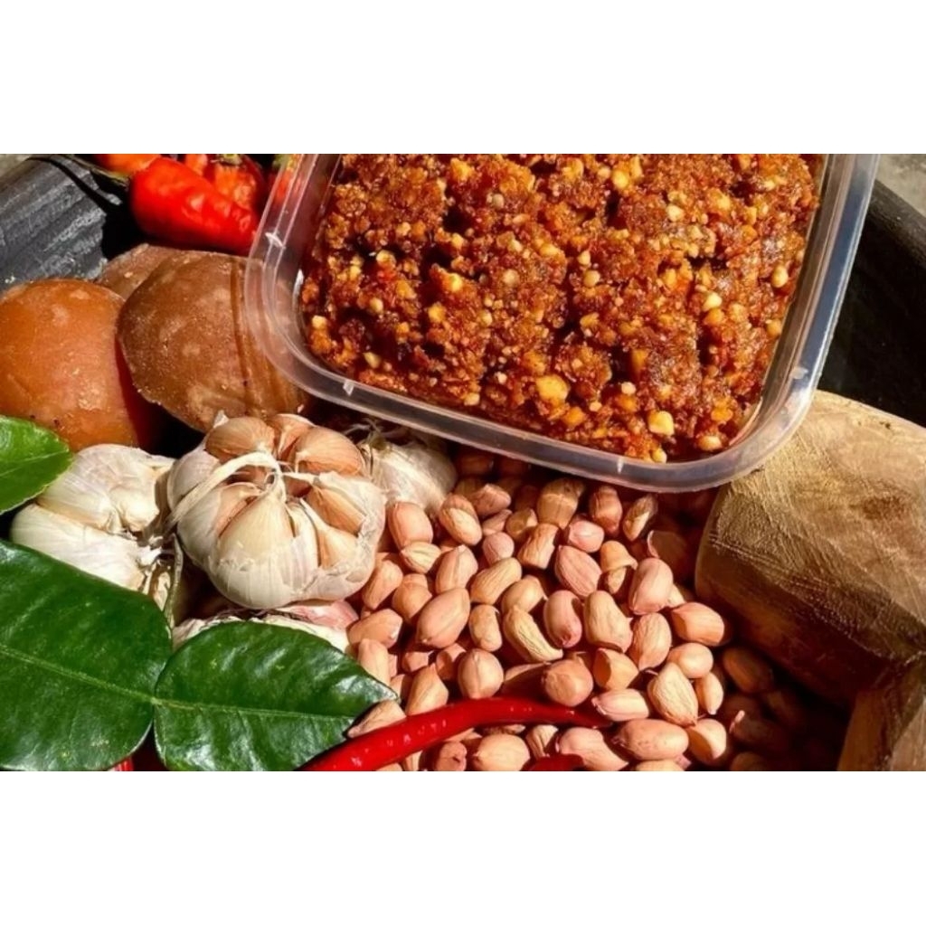 

sambel kacang khas Magetan pedas manis