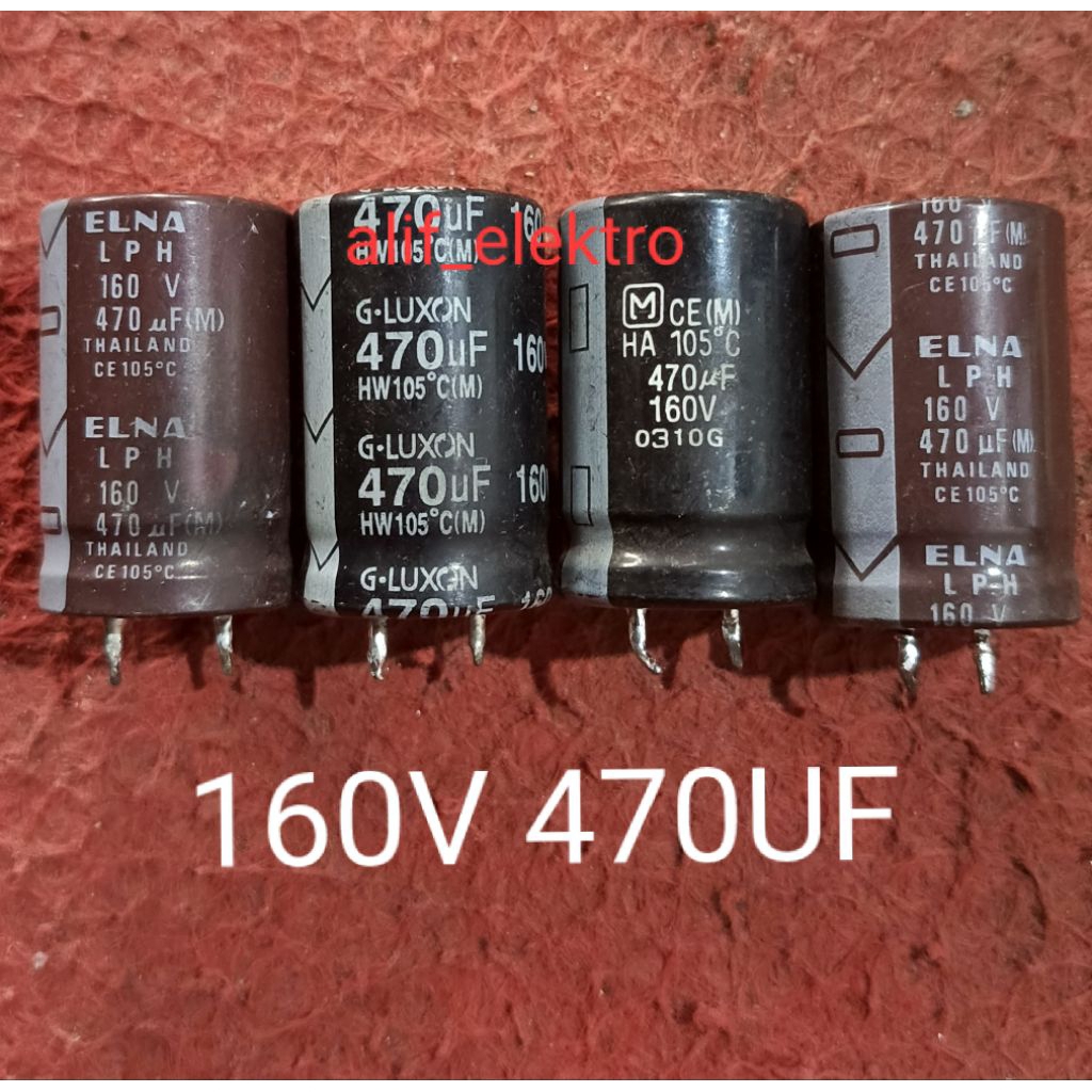 ELCO 160V 470UF CABUTAN