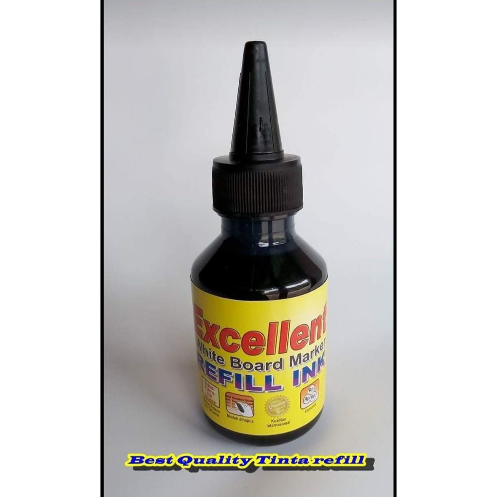 

TINTA SPIDOL WHITE BOARD.MANGSI..EXCELLENT 500 ml (5botol/@ 100ml)