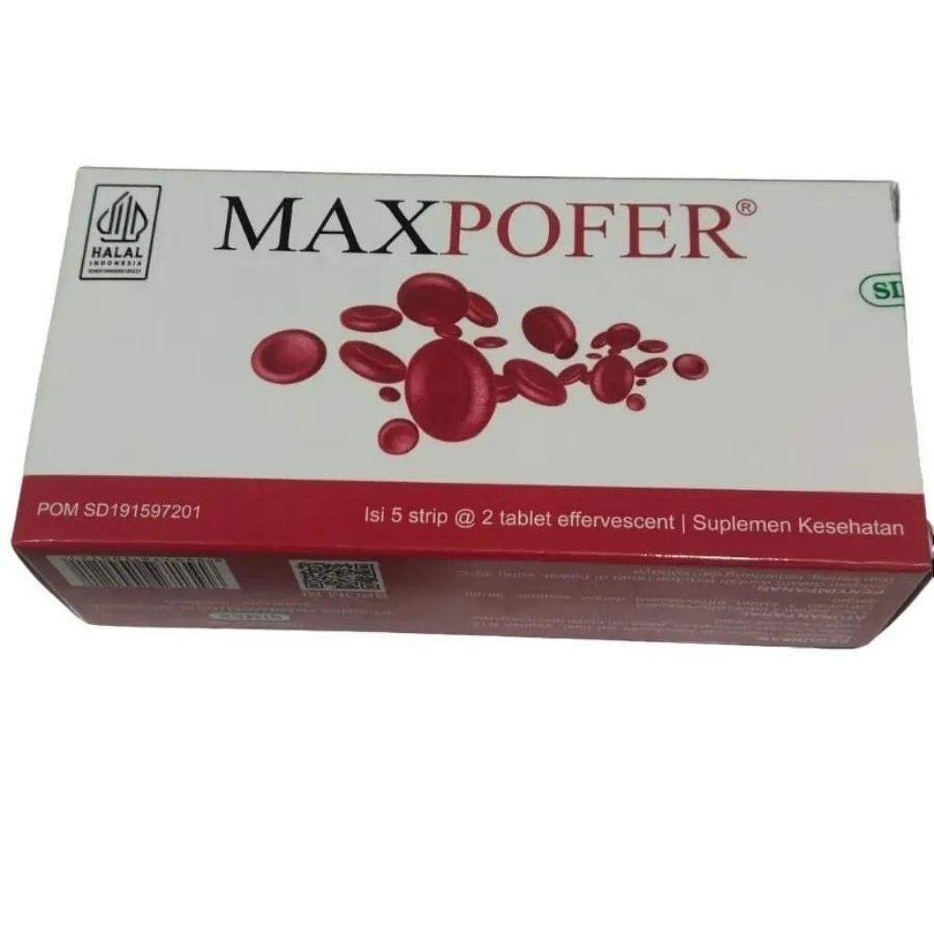 MAXPOFER Tablet Effervescent - Vitamin Suplemen Kesehatan