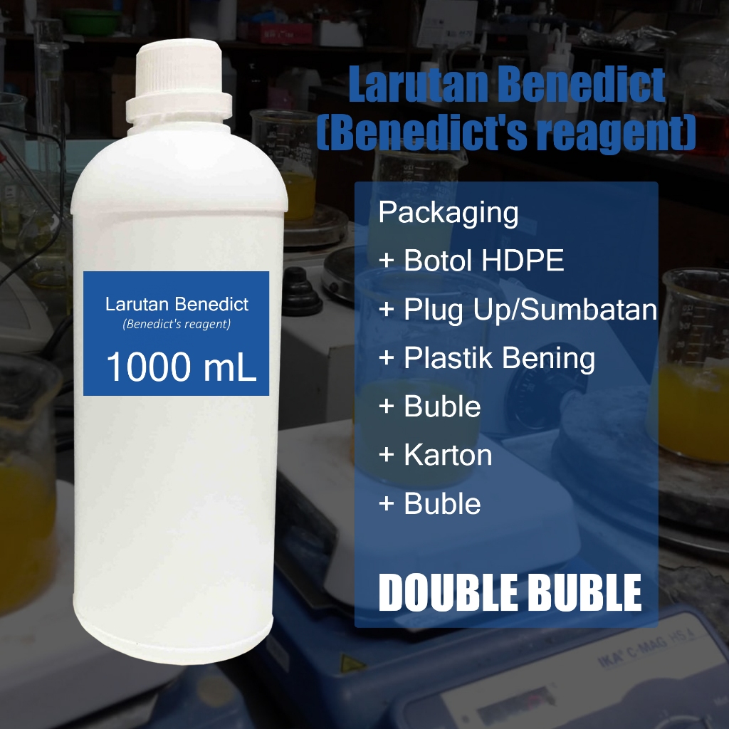 Larutan Benedict / Reagen Benedict / Benedict Reagent / Larutan Uji Gula 1000ml