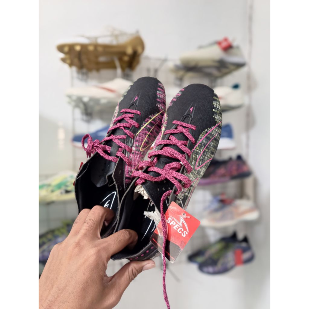 Sepatu Bola Specs Hyperspeed 3 FG – Hitam Sharp Green