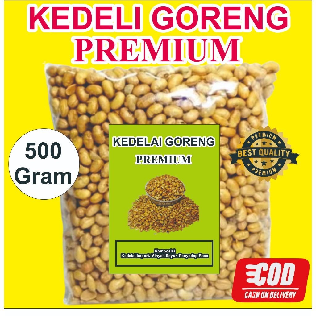 

Kacang Kedelai Goreng Renyah 500 Gr Gram Kualitas Super Premium Kedele Cocok Untuk Taburan Bubur Ayam Soto Dan Lain Lain