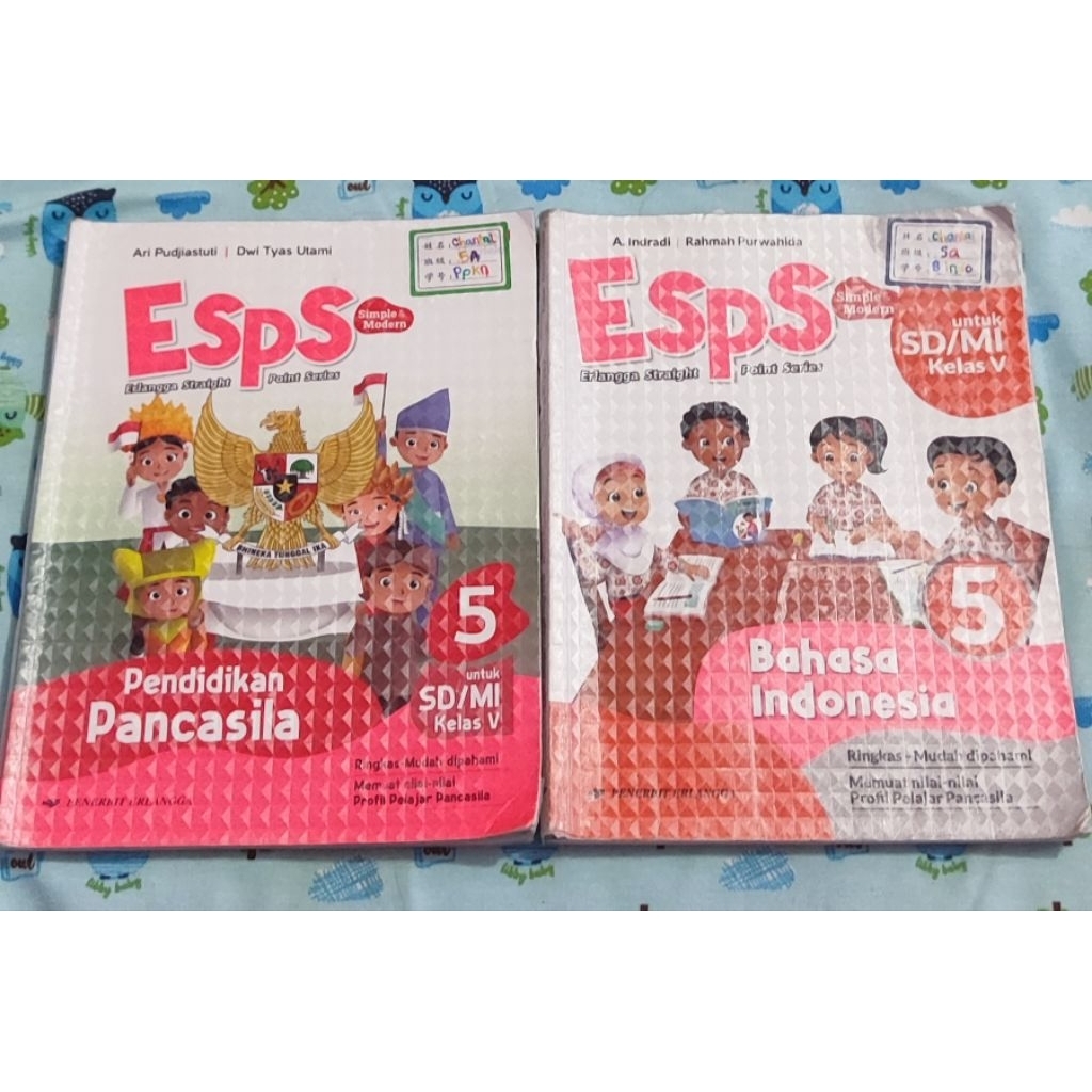 ESPS IPAS vol.1 dan 2,ESPS B.INDO,ESPS PPKN dan Seni Budaya kelas 5