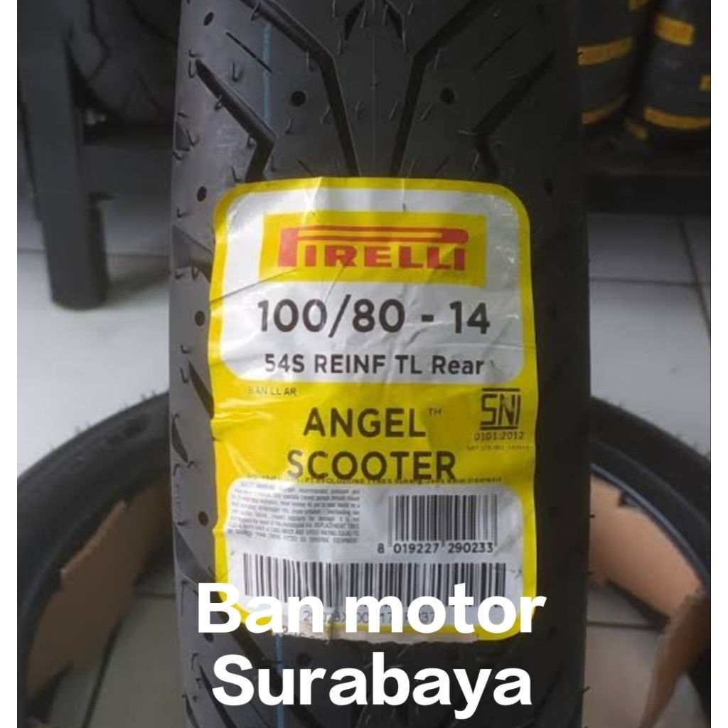 Ban Pirelli 100/80-14 Angel scooter Tubeless
