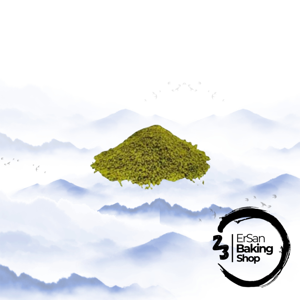 

Bureo Dark Green Tea Crumble/Remahan Biskuit Rasa Teh Hijau/Bubuk Biskuit 1 Kg 500gr 250gr 100gr