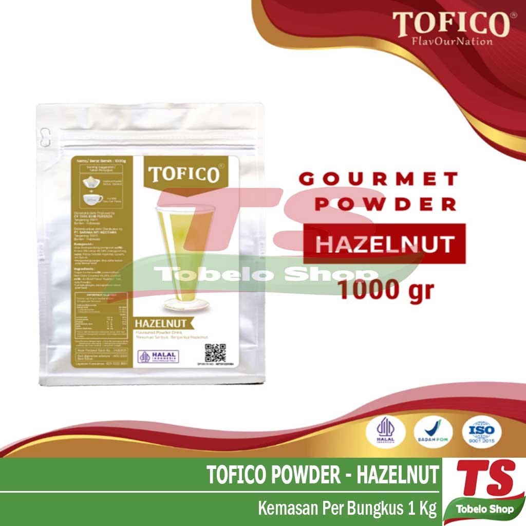 

TOFICO HAZELNUT POWDER / TOFICO POWDER HAZELNUT / BUBUK MINUMAN HAZELNUT / TOFICO POWDER HAZELNUT
