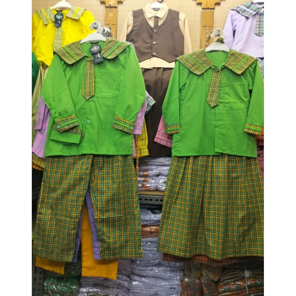 Seragam sekolah anak Tk/Paud/Seragam sekolah anak paud lengan panjang/Seragam sekolah tk lengan panj