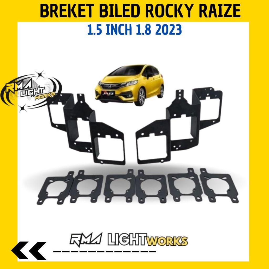 Breket biled matrix JAZZ GK5 2013 2021 bracket braket projie kotak mobil honda 1.5 inch projector le