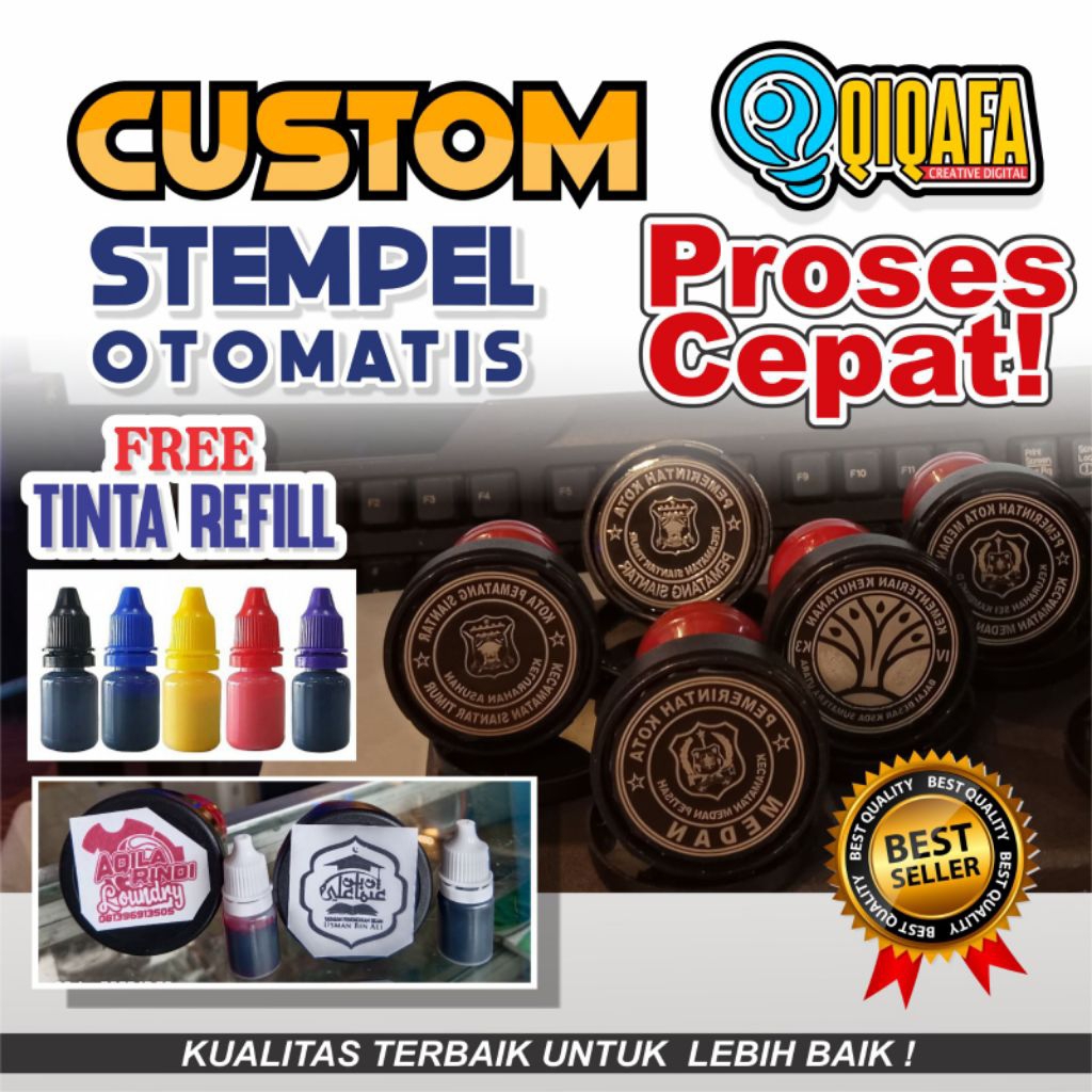 

[TERMURAH] Stempel Otomatis, Stempel Flash FREE TINTA REFILL & DESIGN, Stempel Logo, Stempel Lunas, Stempel Express