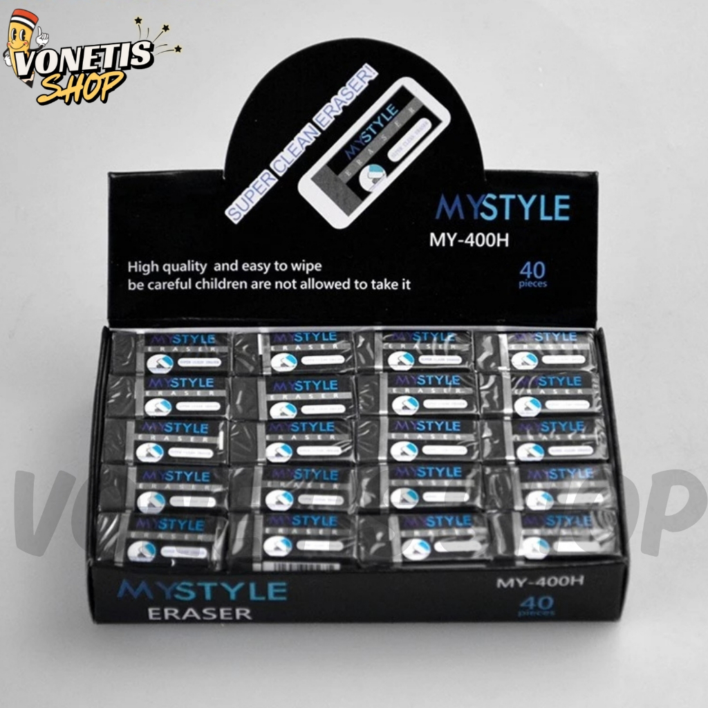 

(40 Pcs) Penghapus Hitam Kecil Bebas PVC Aman dan Tidak Beracun Untuk Keperluan Sekolah & Kantor