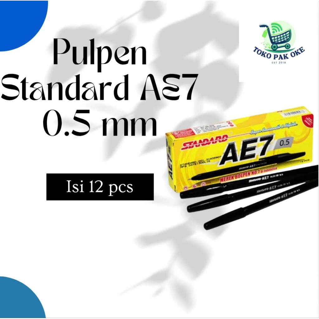 

Pulpen Standard AE7 0,5mm isi 12 pcs/1 pack