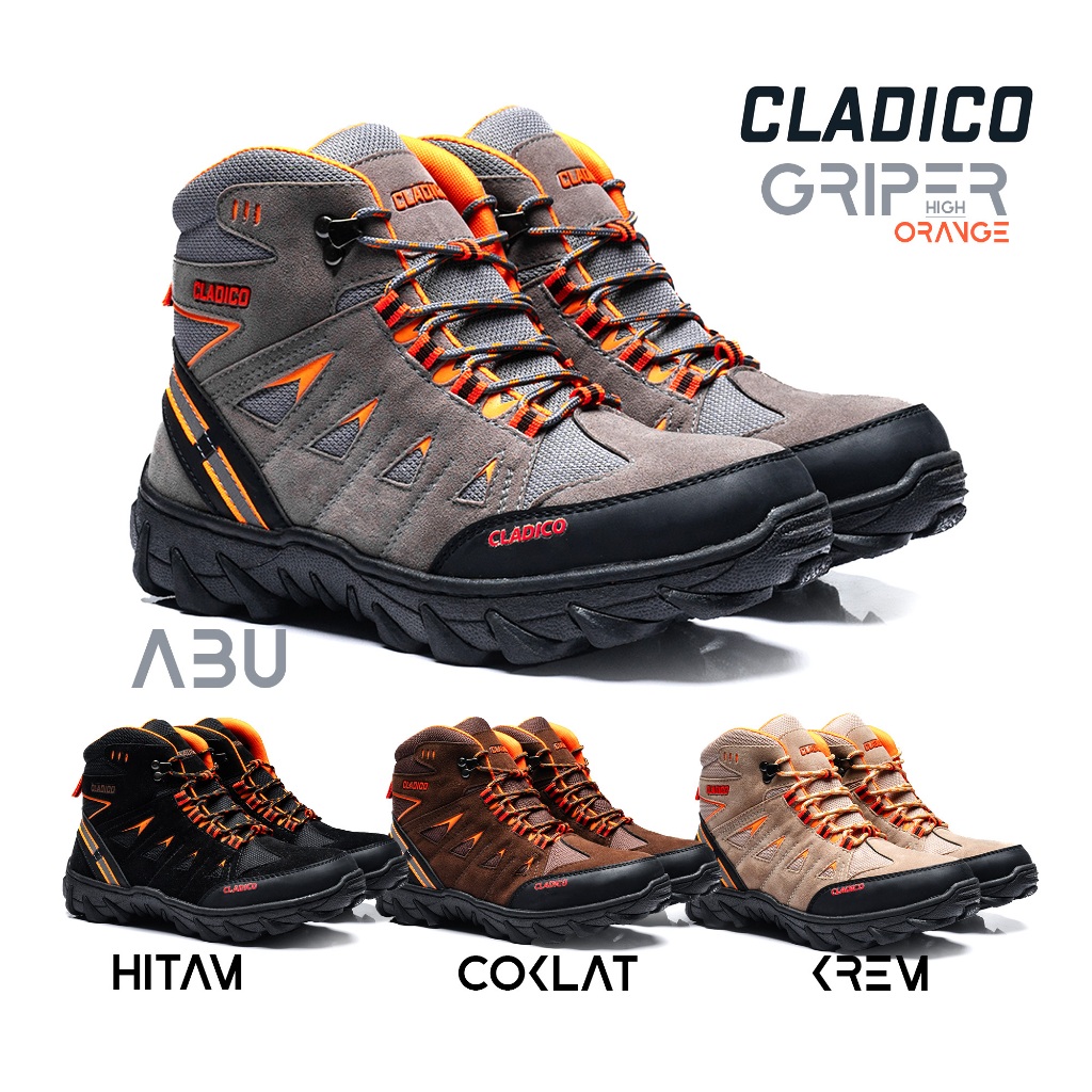 Cladico Sepatu Boots Hiking Gunung muncak Riding Cladico Griper HIgh