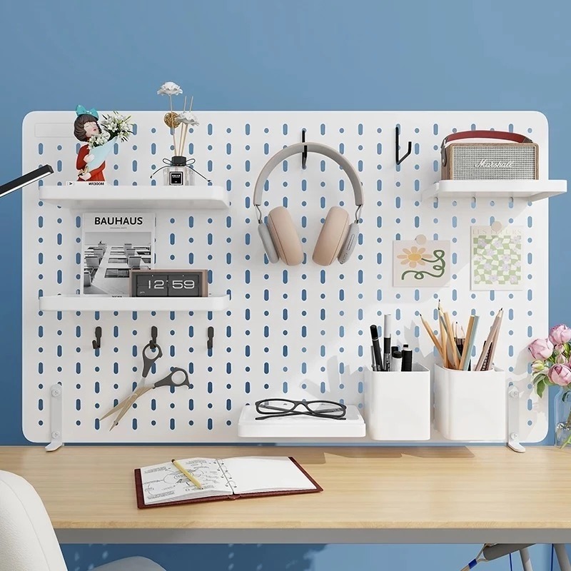Rak Dinding Gantung / Pegboard / Rak Dinding Tempel / Pegboard Dinding Rak Dinding Set Papan