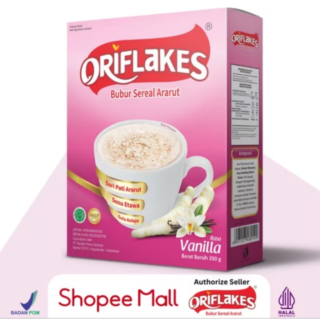 

ORIFLAKES Gastro Sereal Umbi Garut Maag Asam Lambung 350 gram