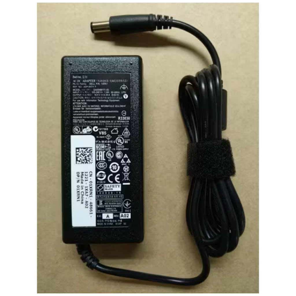 CHARGER DELL 19.5V 3.34A DC 7.4X5.0 FOR DELL INSPIRON DELL LATITUDE DELL VOSTRO