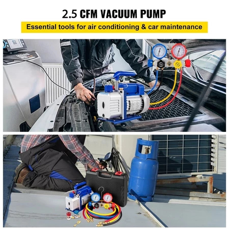 Vacuum Pump AC Air Cond Single Stage Vacum Pump VP125 Vacum Kompresor Vacum AC 1/4 pk