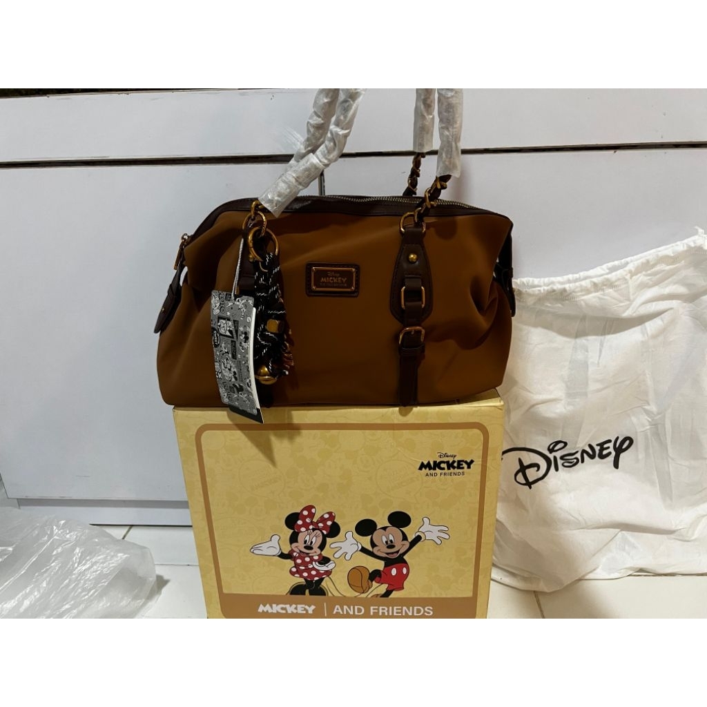 tas disney coklat tali rantai