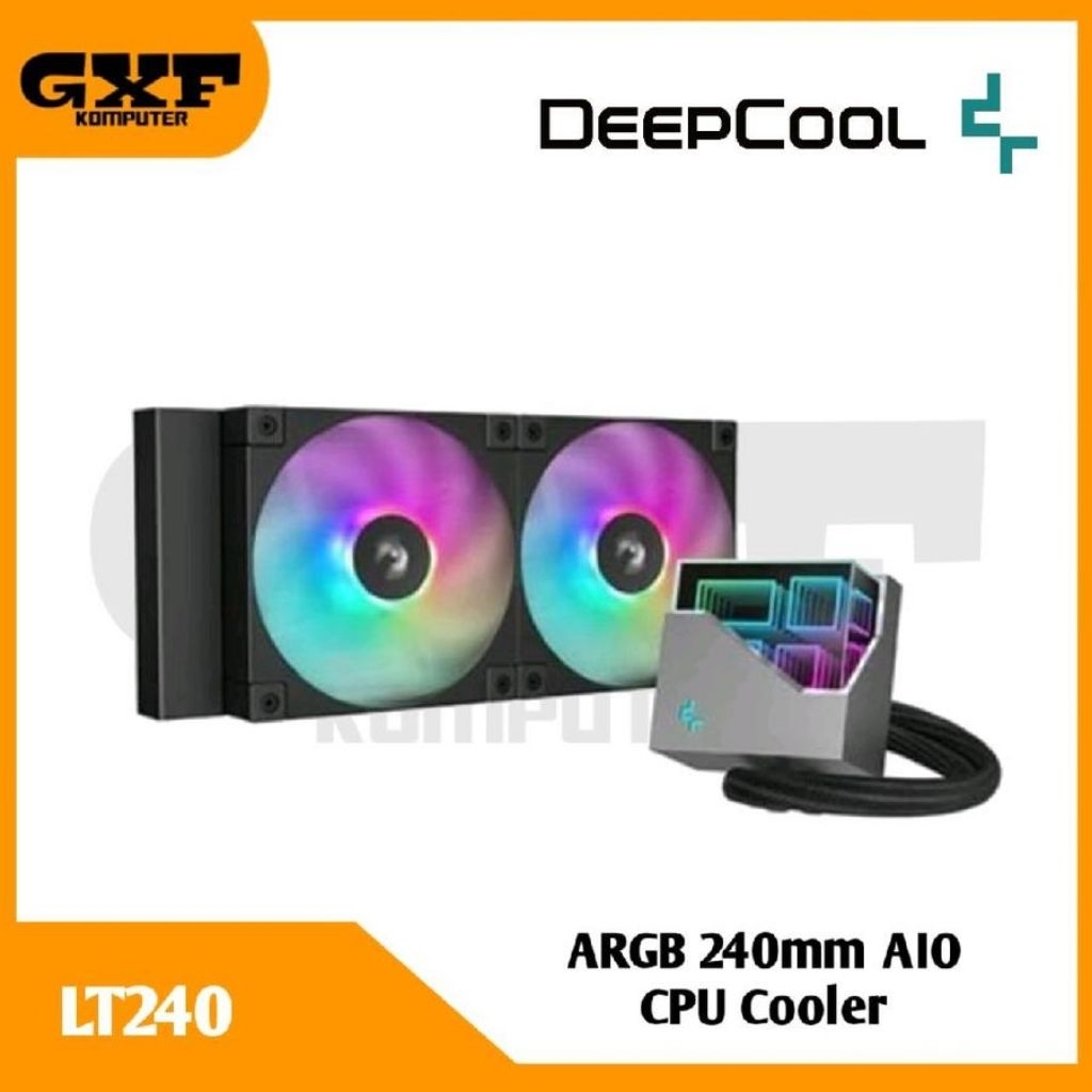 Deepcool LT240 ARGB Black 240mm AIO CPU Cooler