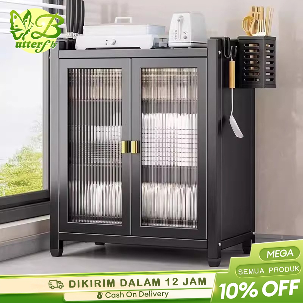 TERLARIS Rak Piring Tertutup Rak Cuci Piring Stainless Pengering Piring Stenlis Dapur Dish Rack