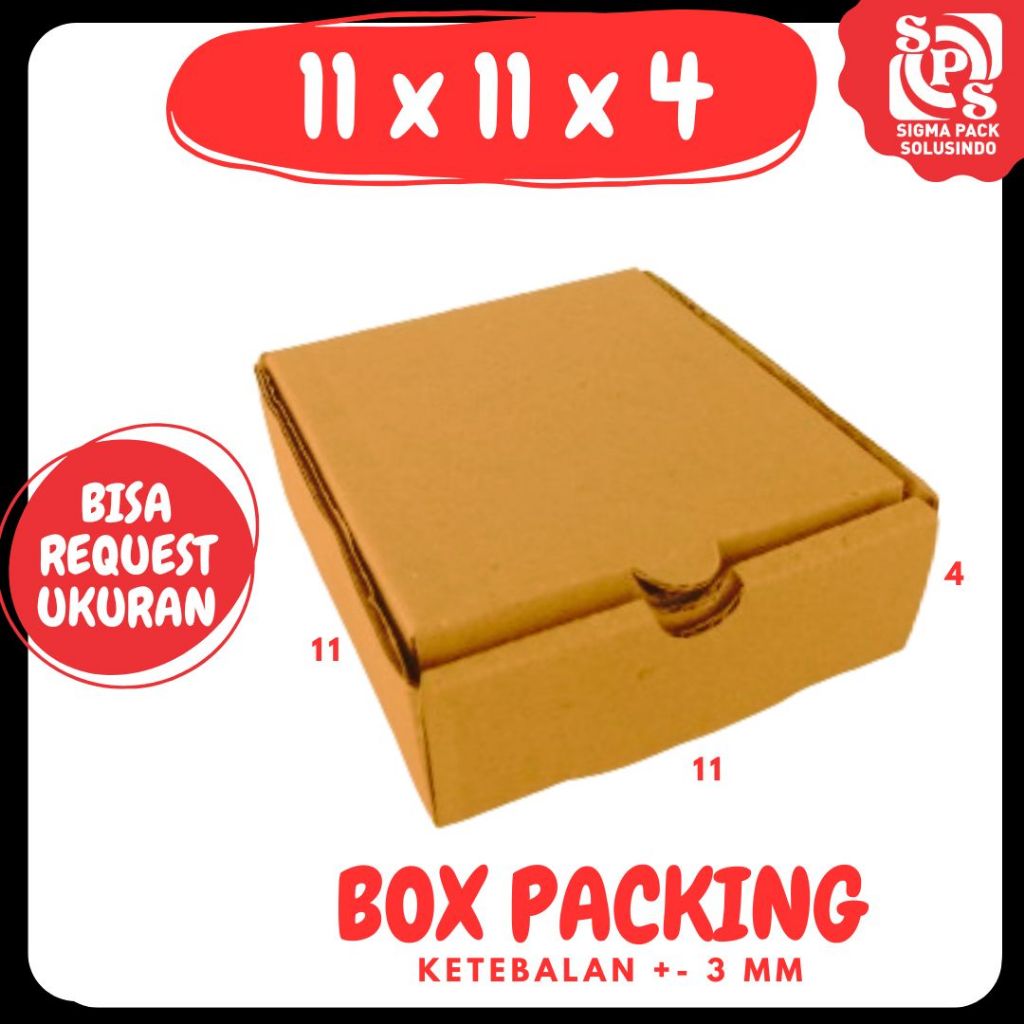 

kardus 11x11x4 LD Kardus Dompet Packing Madu Kotak Kemasan Box Minyak Wangi zigma pack