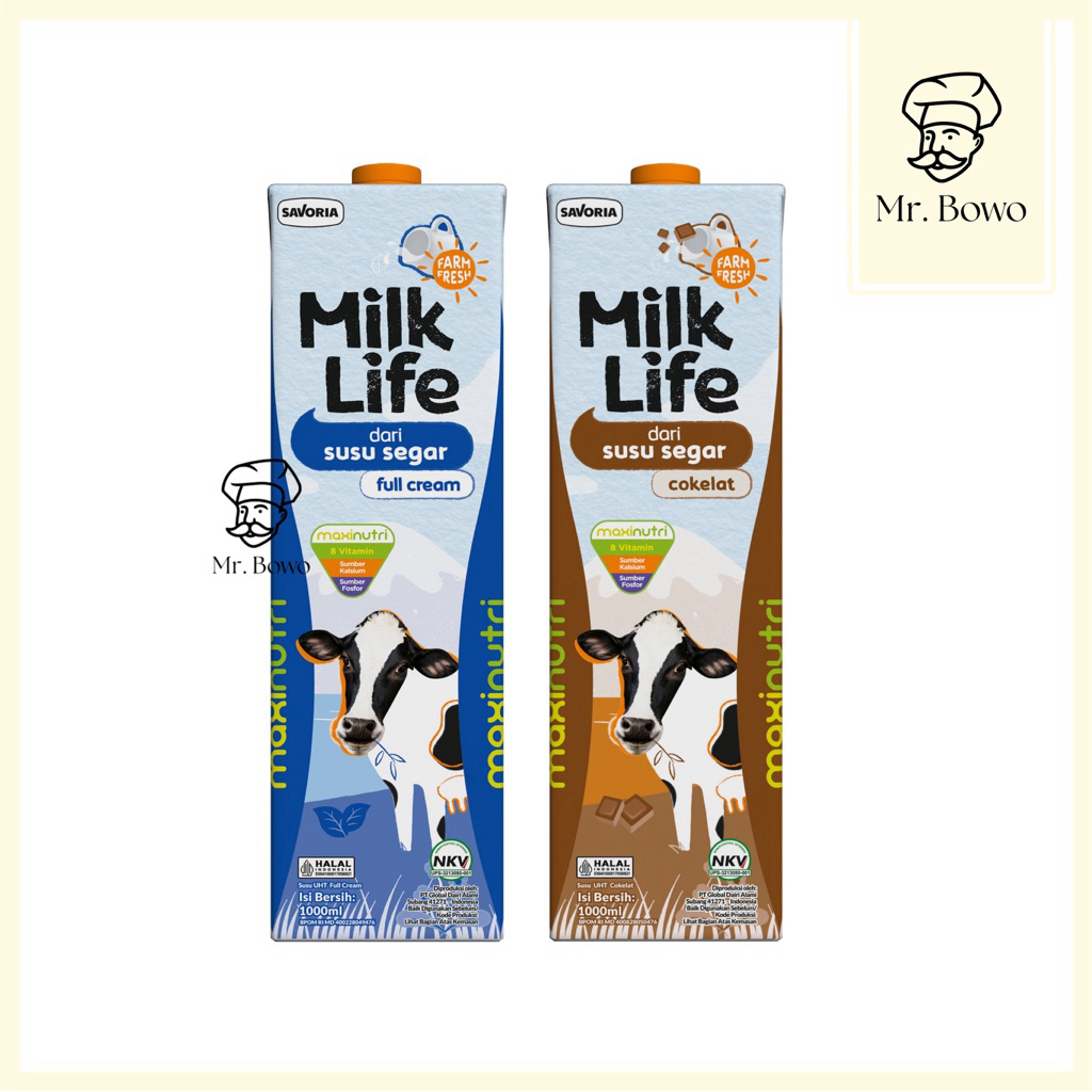 

Milk Life Susu UHT (1L) (2 Varian Rasa)