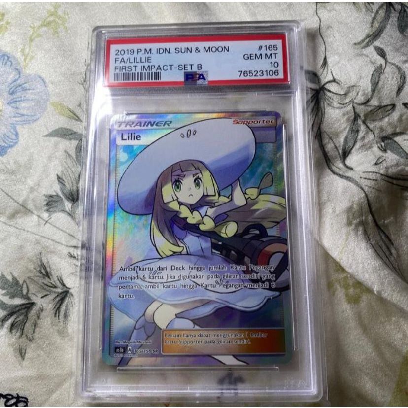 Kartu Pokemon TCG ID Indonesia SM AS1b Lilie / Lillie SR PSA 10