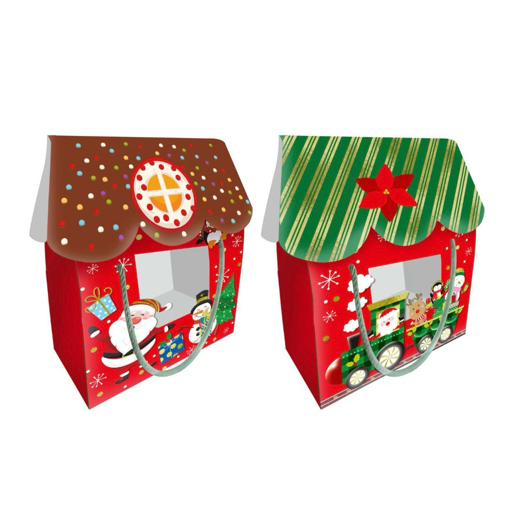 

Box Kotak Merry Christmas Brown Red And Green Red Box Kotak Cookies