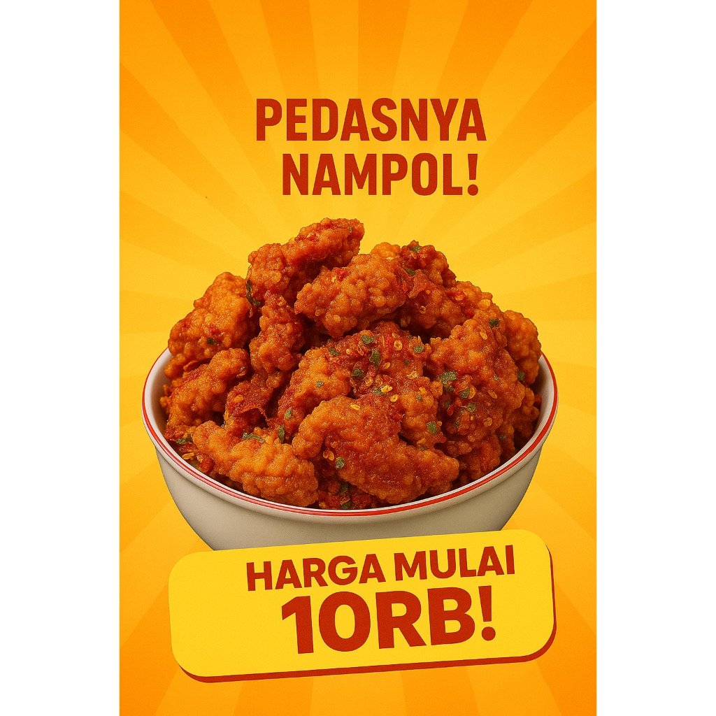 

Kulit Ayam Crispy Pedas Daun Jeruk Kerupuk Kulit Ayam Crispy Pedas 100 gram | Pedas Nya Nampol! Harga Mula 10RB