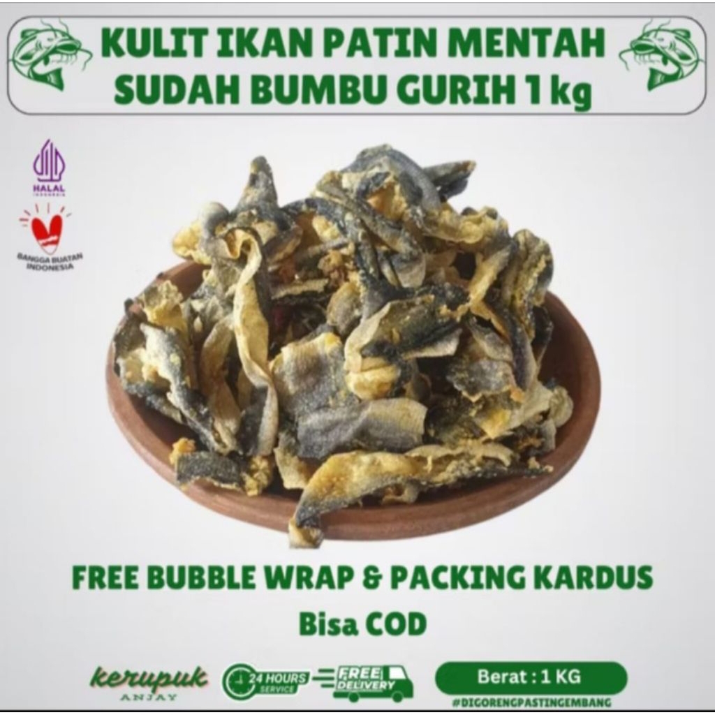 

Kerupuk Ikan Patin Mentah 1KG