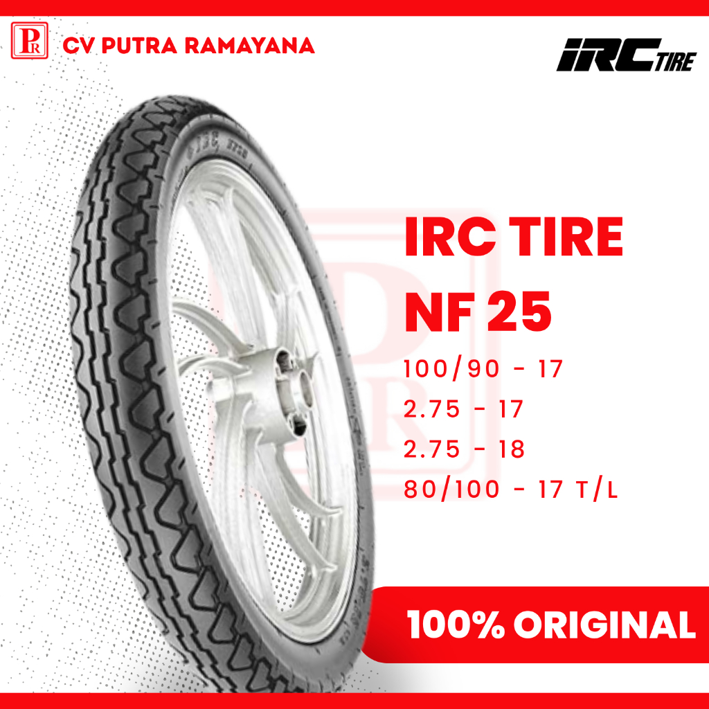 BAN MOTOR IRC RING 17 NF25 80/100-17 TUBETYPE