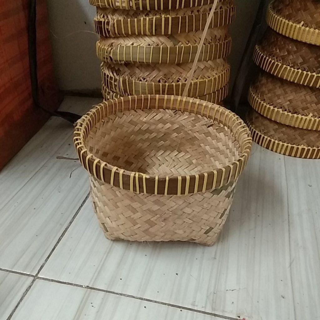 Tumbu Bambu Mini Tempat Seserahan Nasi Hantaran Dll