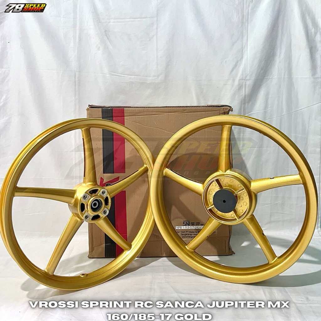 VELG VROSSI Velek Velg Racing Jupiter Mx Vega R Vega Zr Vario 125/150 Vrossi Sanca Ring 14 17 Orbit 