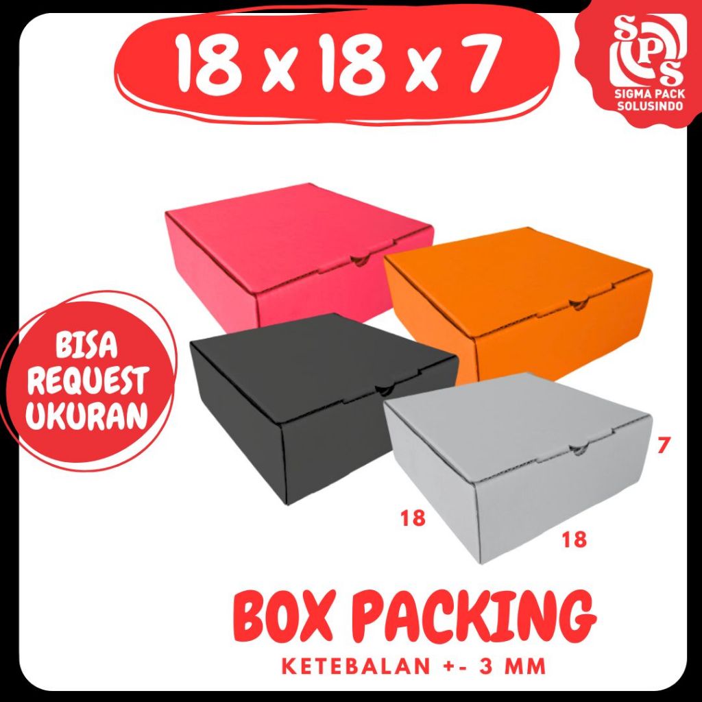 

Box 18x18x7 LD Kardus 18x18x7 LD Dus Pizza 18x18x7 LD Kotak Packing Hampers Zigma Pack
