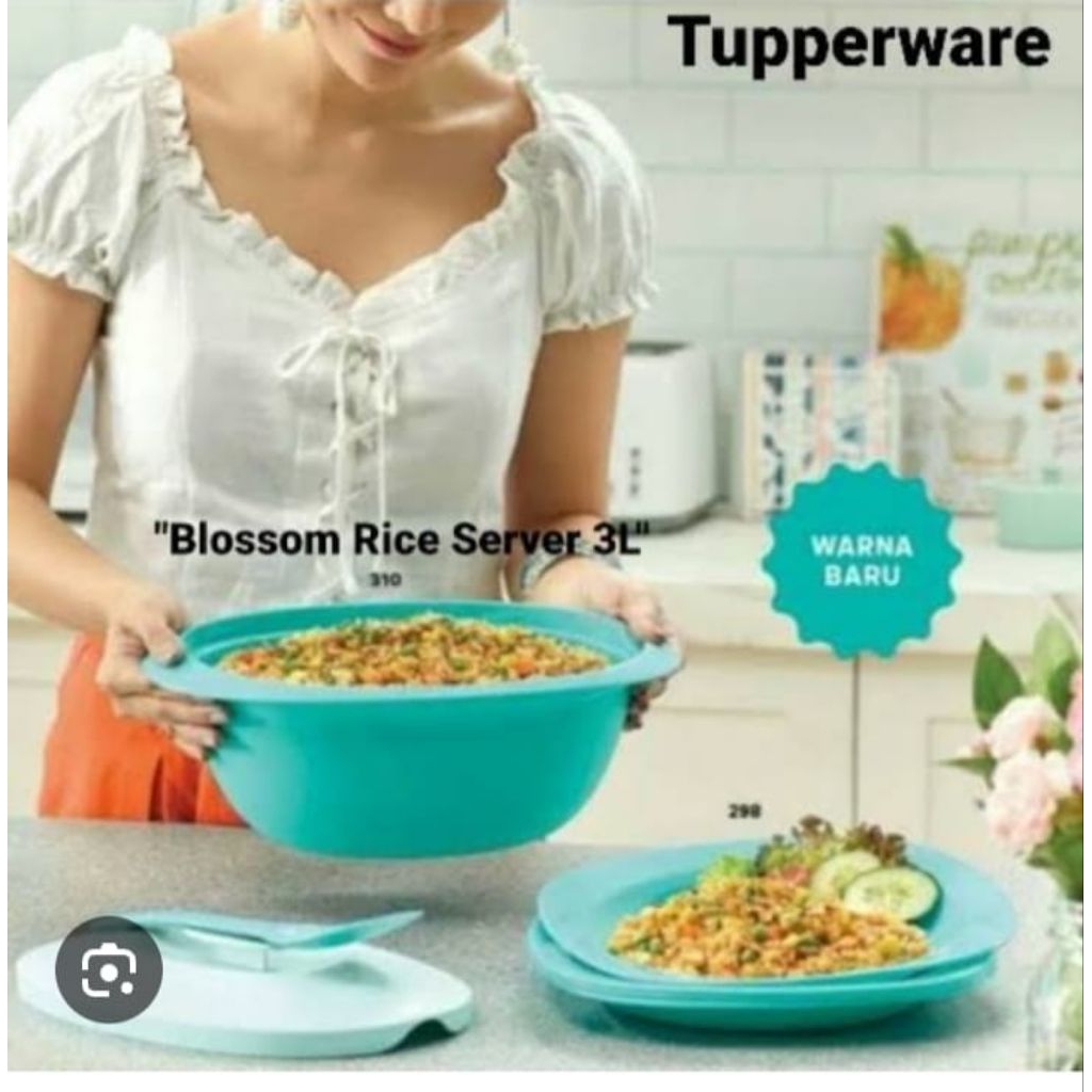 Tupperware blossom rice server 3L