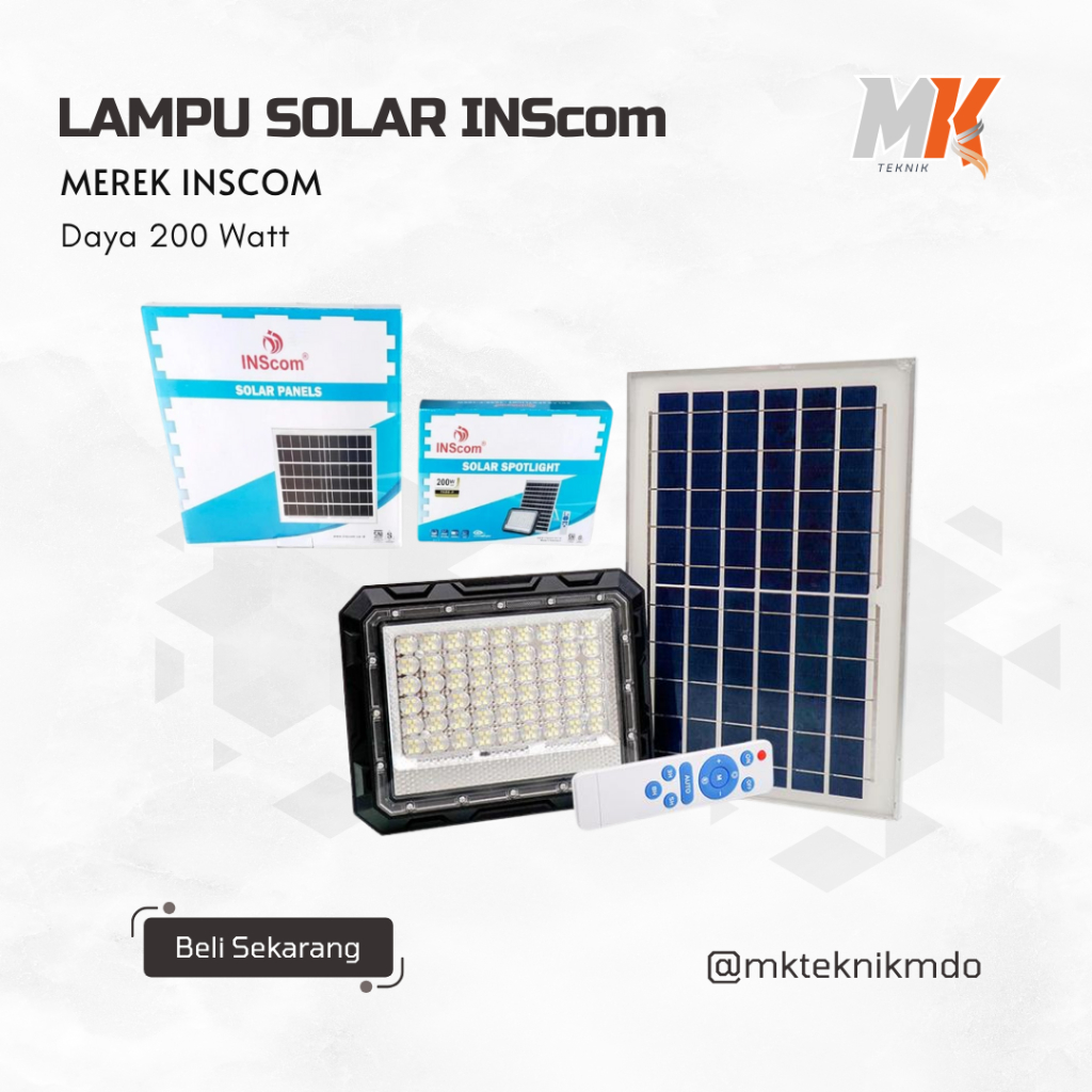 LAMPU SOLAR INScom 200 WATT