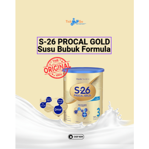 S-26 Procal GOLD Tahap 3 1,6Kg - Susu Pertumbuhan Anak Usia 1 - 3 Tahun / S26 Procal Gold Tahap 3