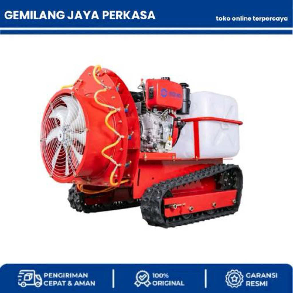Mesin Semprot Pertanian Farmland Orchard Remot Control Gasoline Sprayer Agriculture Fogging Crawler 