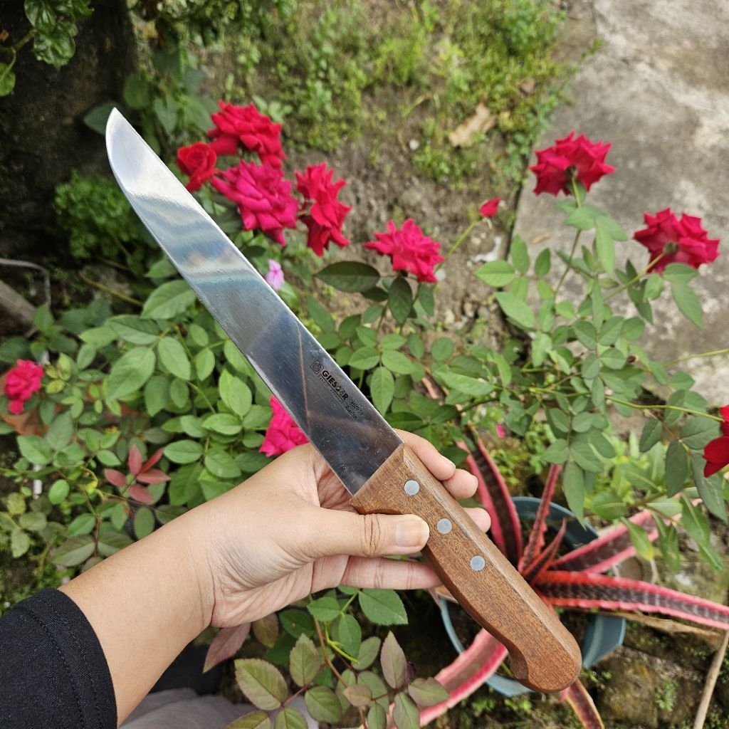 Pisau Giesser 21cm Bubinga Wood