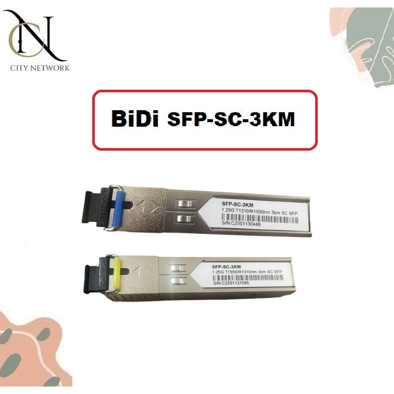 BIDI SFP - SM - SC 1.25G 3KM