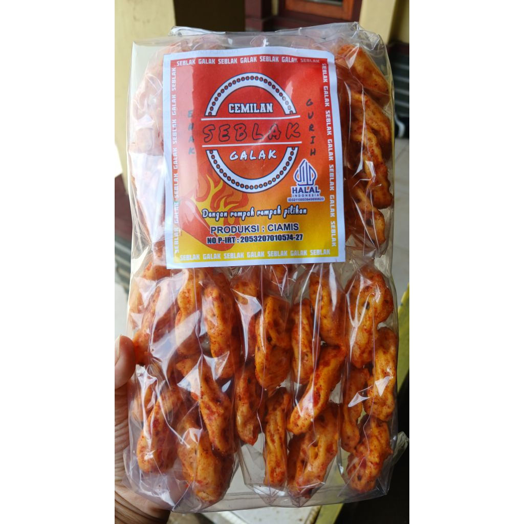 

SEBLAK RAFAEL pedas daun jeruk Rp 1000, isi 10pcs