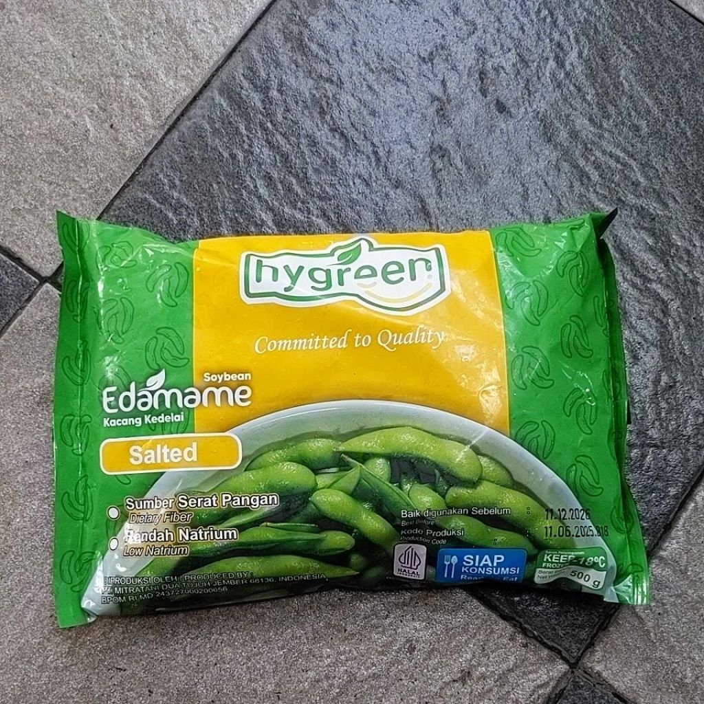 

Edamame Salted 500 gr