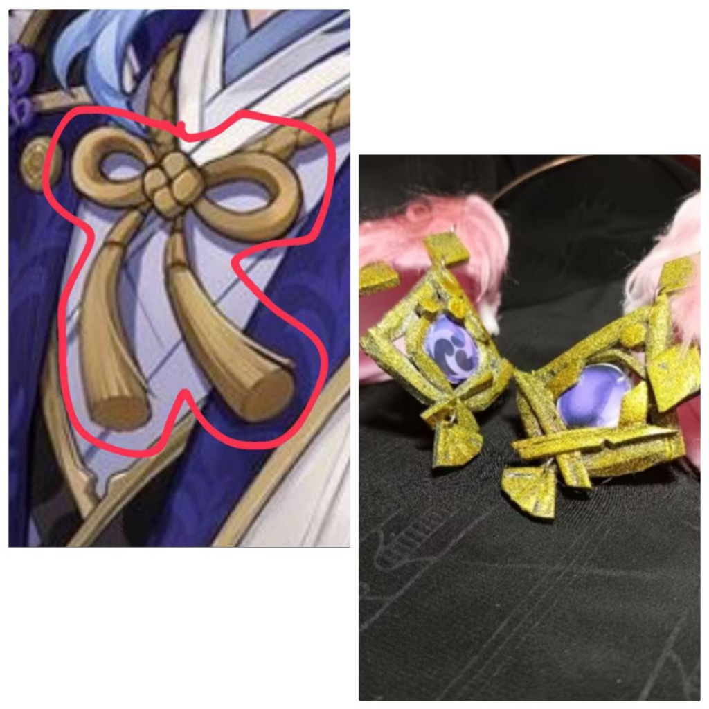 PO bundle acc cosplay ayato dan yae miko handmade