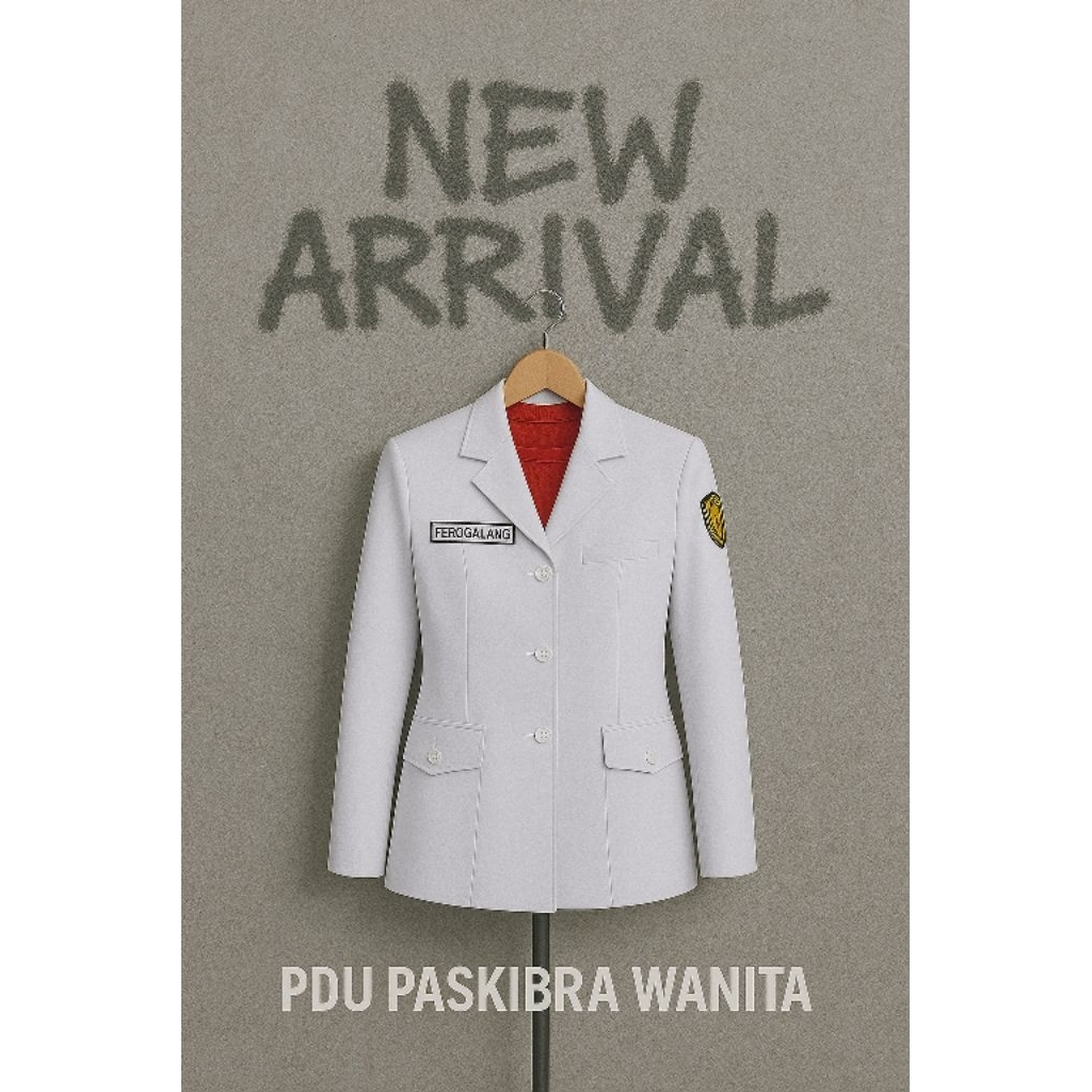 Baju pdu paskibra wanita/Atasan pdu paskibra wanita/baju paskibra wanita/seragam pdu paskibra/baju p