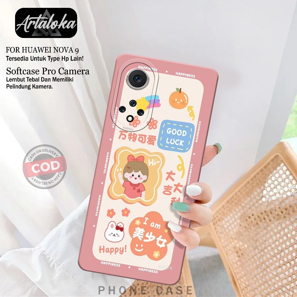 Case Hp Huawei Nova 9 Softcase Pro Camera Silikon Tpu Softcase Huawei Nova 9 Fashion Case Kartun Luc