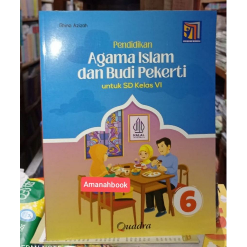 Buku Agama Islam SD Kelas 6 Kurikulum Merdeka Quadra