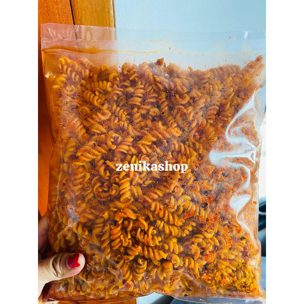 

makaroni spiral/makaroni kriwi/ulirl 1kg pedas daun