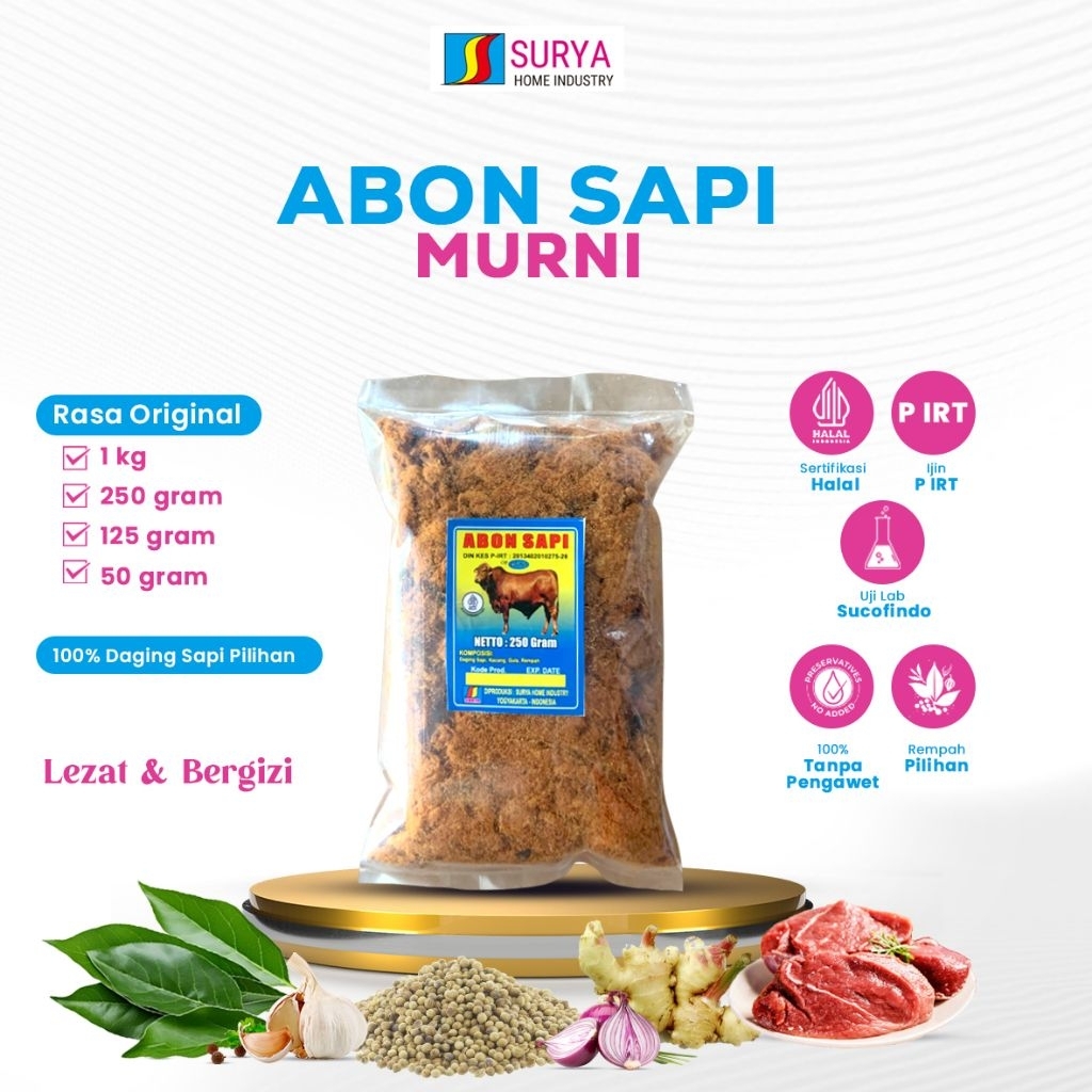 

EKONOMIS - Abon sapi, Non Pengawet