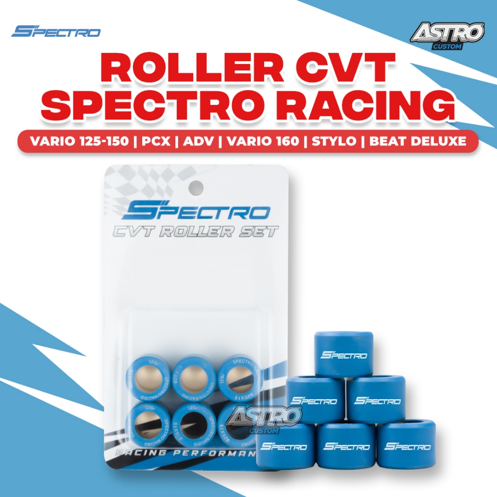 Roller Spectro Racing Vario 125 150 PCX ADV STYLO 160 Genio BeaT Deluxe  Scoopy Prestige Upgrade CVT